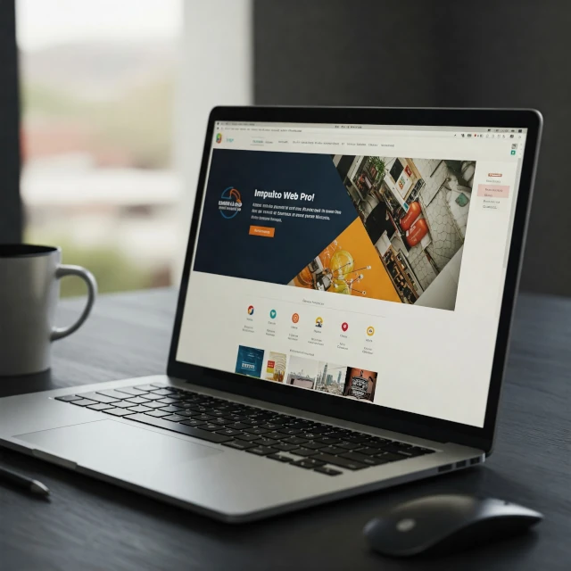Diseño web moderno y responsivo para empresas en Almería, representando Impulso Web Pro