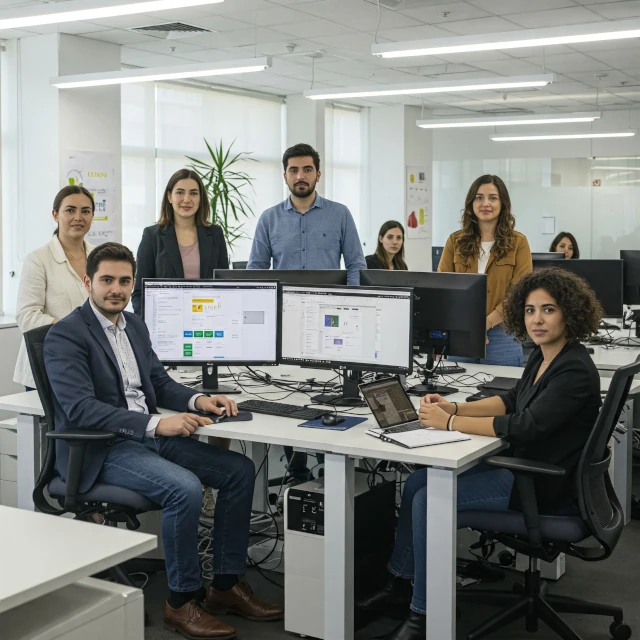 Equipo de expertos en Impulso Web Pro trabajando en soluciones digitales para empresas en Almería