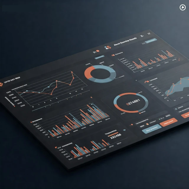 Dashboard mostrando métricas de campaña PPC